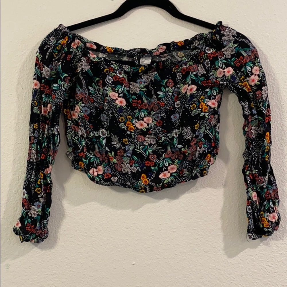 Crop top long sleeve